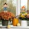 18" Boy & Girl Fall Harvest Scarecrow Picks